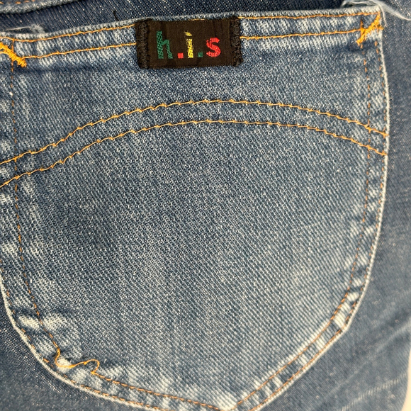 Vintage Canadian Zipper Front Wide Leg Jean Overalls Medium‎ - Picture 4 of 4